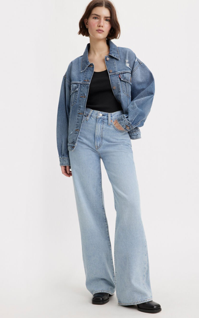 Levi s Ribcage Wide Leg Jean Far and Wide