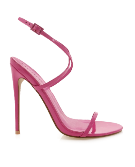 The Naked Sandal - Pink Patent