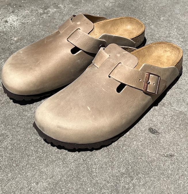 Birkenstock Boston Oiled Leather Tabacco Brown Regular