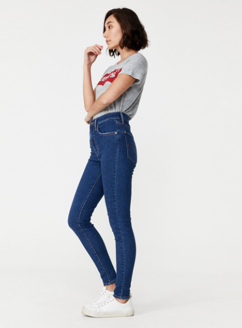 Levi's Mile High Super Skinny Jean - Toronto Tears