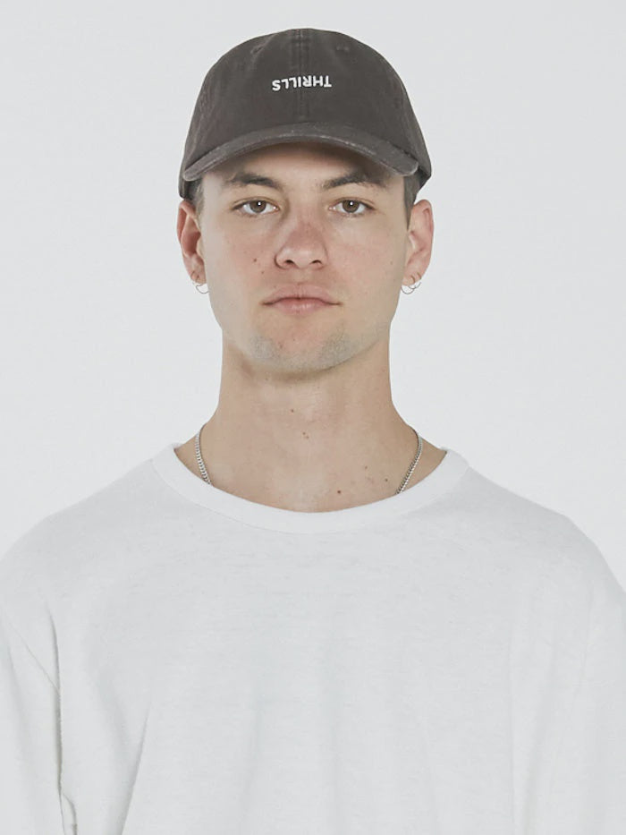 Minimal Thrills 6 Panel Cap- Postal Brown