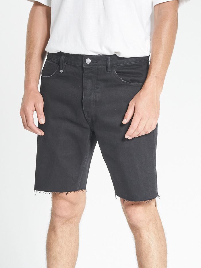 Thrills Chopped Denim Short - Black Rinse