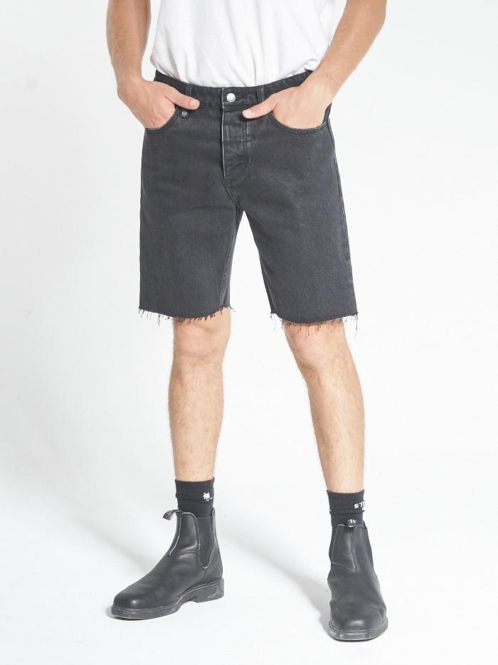 Thrills Chopped Denim Short - Black Rinse