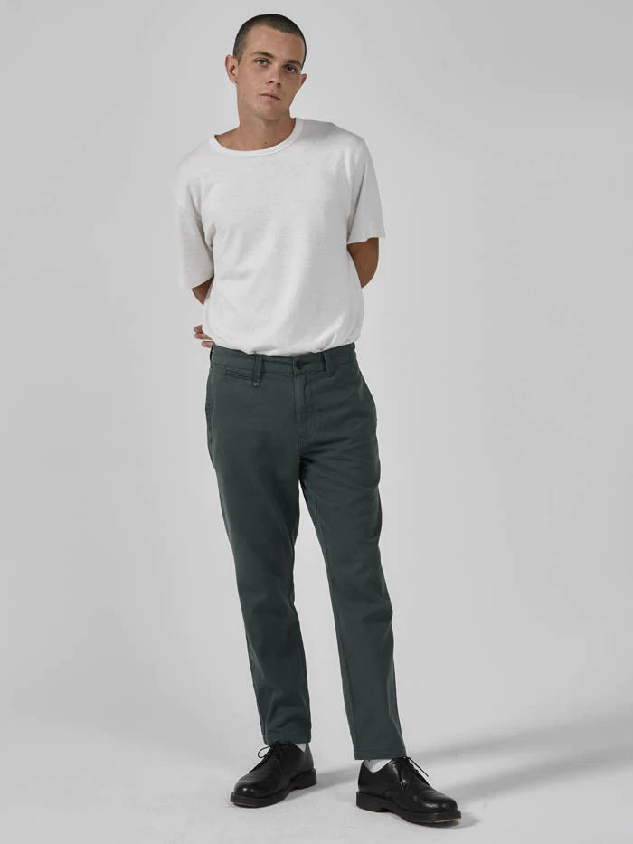 Minimal Thrills Chopped Chino - Mallard Green