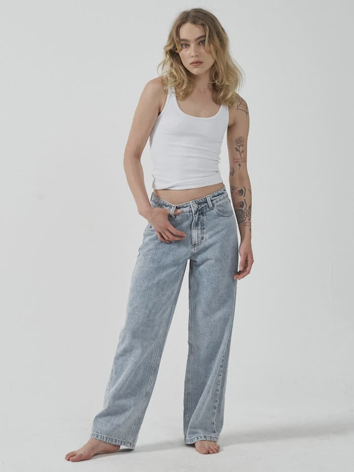Thrills Billie Low Baggy Jean - Garage Blue