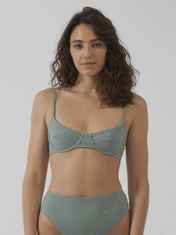 Thrills Levitation Underwire Bikini Top-Pistachio