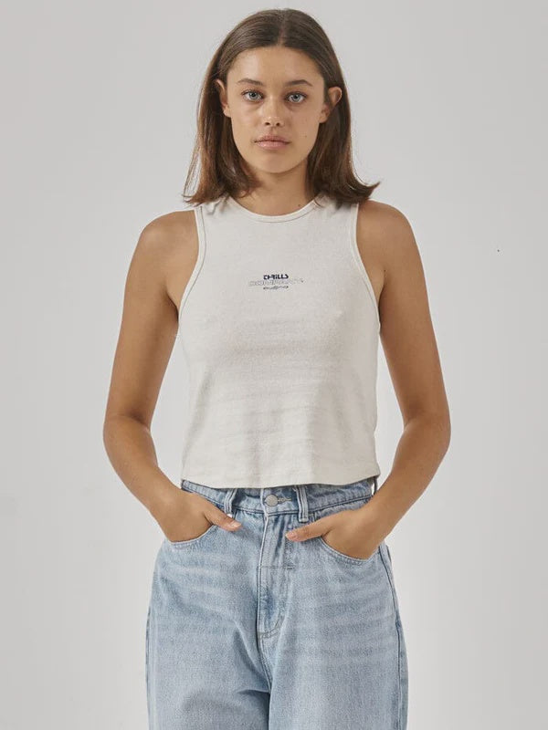 Thrills Infinite Existence Hemp Curve Tank- Unbleached