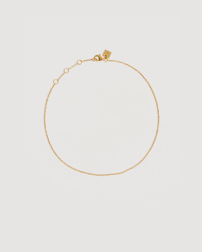 By Charlotte Infinity Anklet- 18k Gold Vermeil