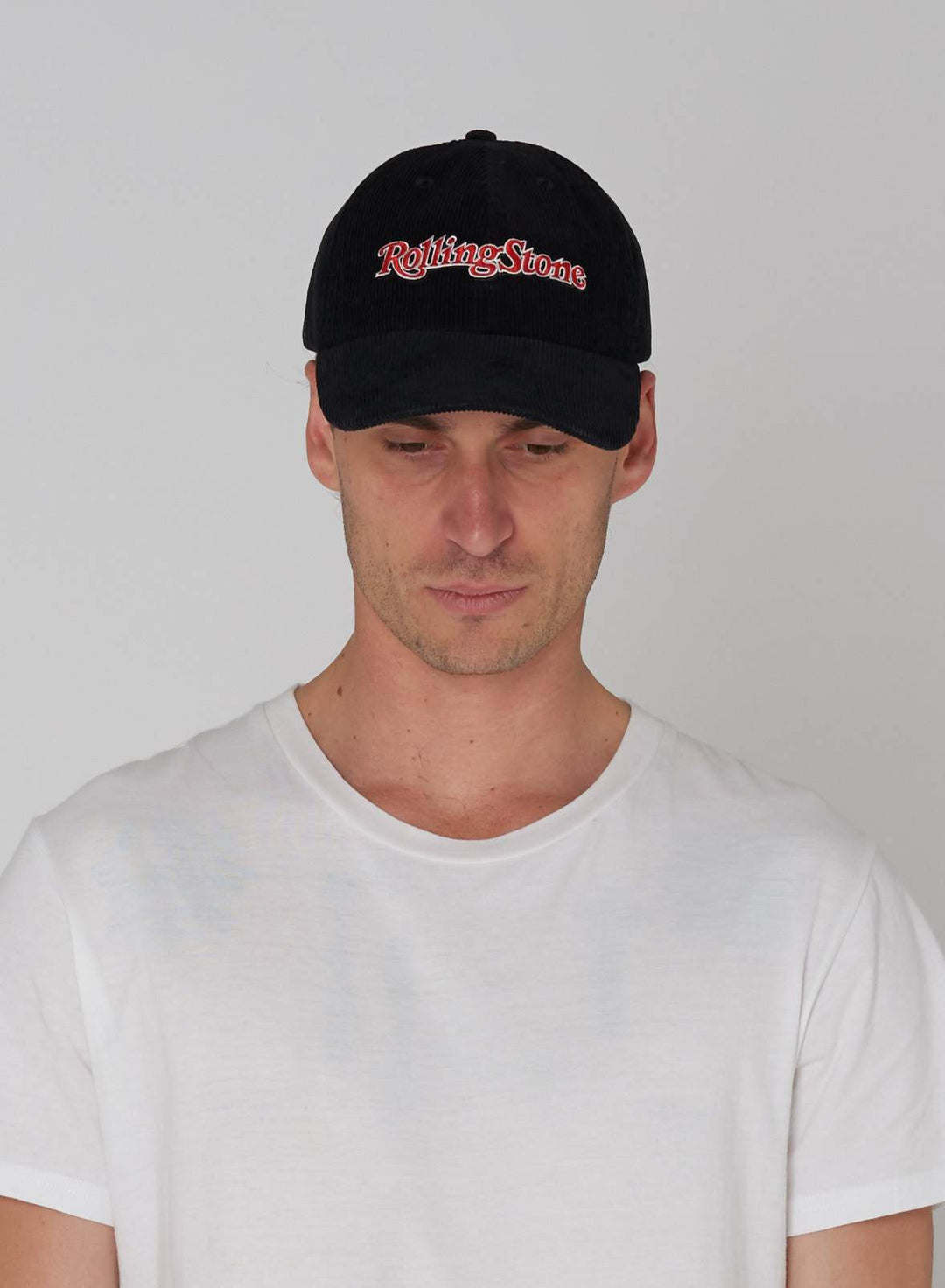 Rolling Stone- Black Cord Cap