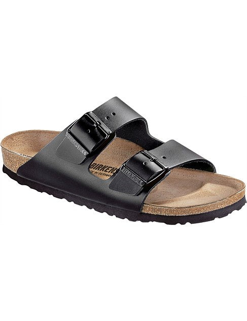 Birkenstock Arizona Black Smooth Leather Narrow