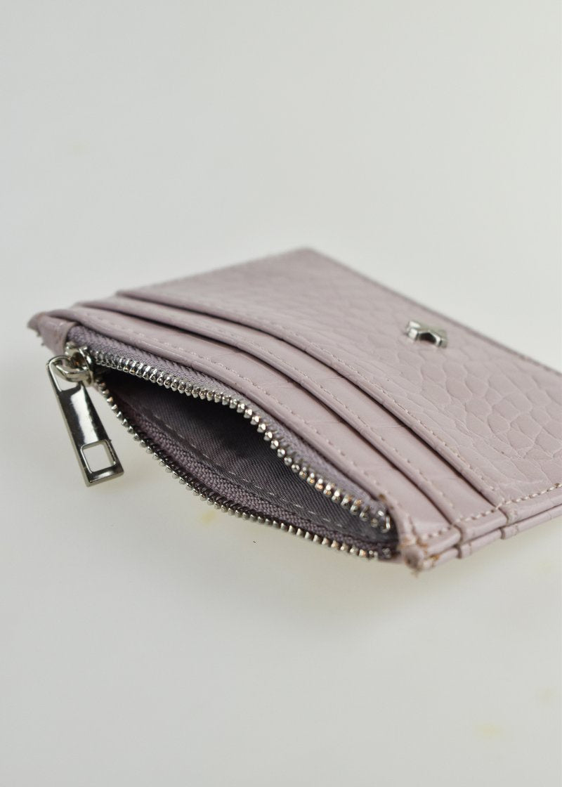 Ivy Wallet - Lavender Croc