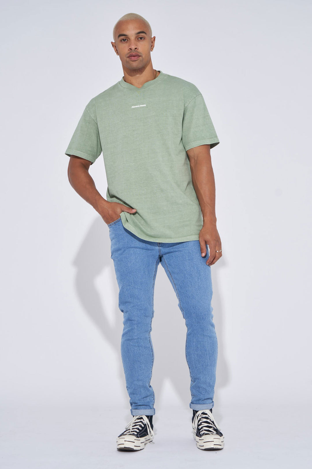 Abrand A Dropped Skinny Turn Up Jean - Brixton