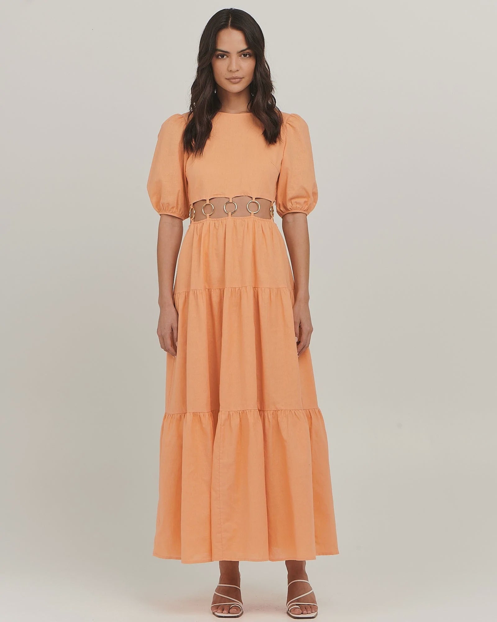 Andrea Maxi Dress Soft Rose Print main image 1