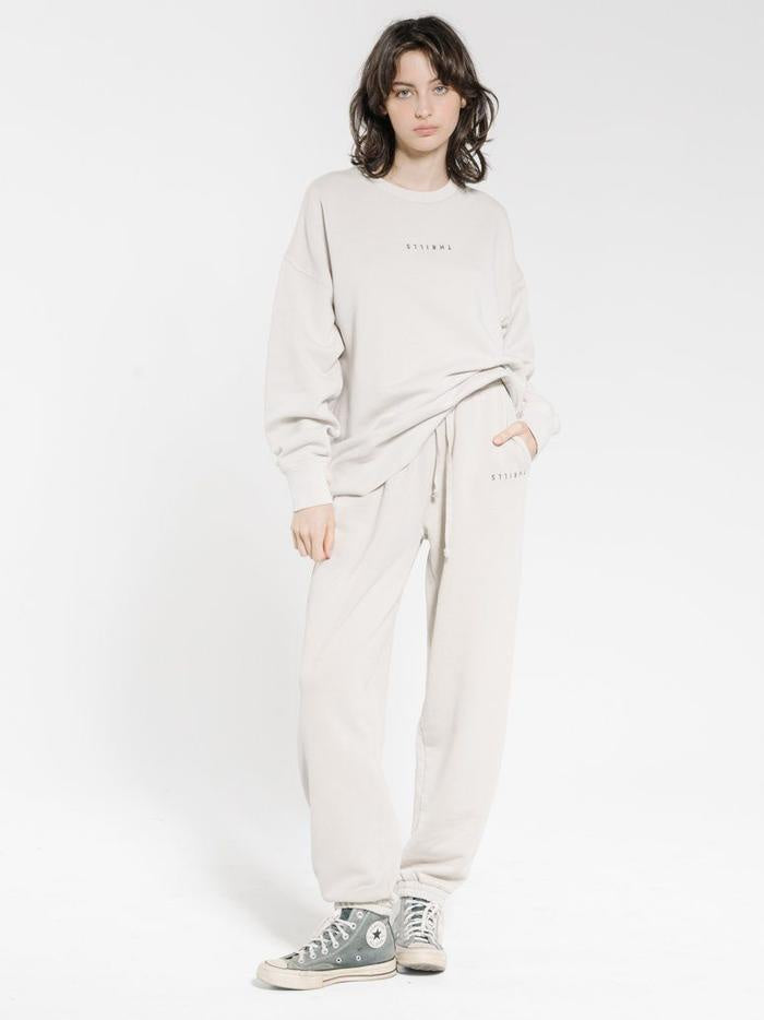 Minimal Thrills Slouch Crew- Cement
