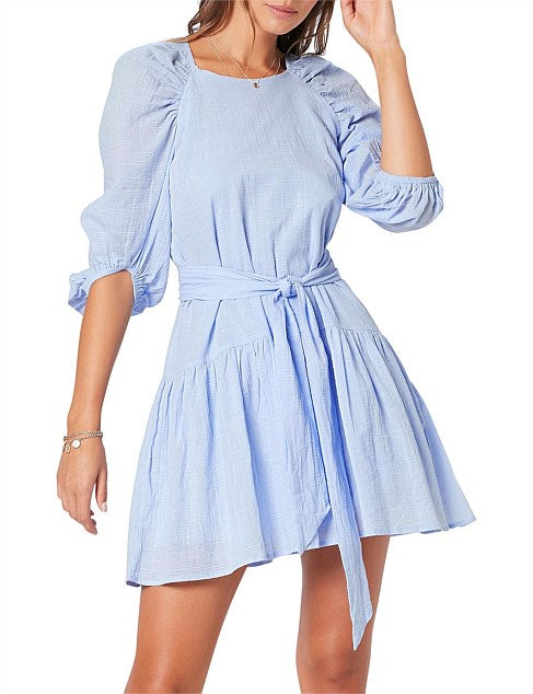 Heather Drop Waist Mini Dress