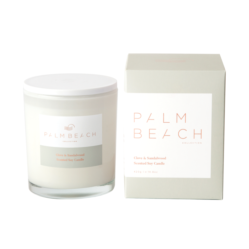 Palm Beach Collection 420g Standard Candle - Clove & Sandalwood