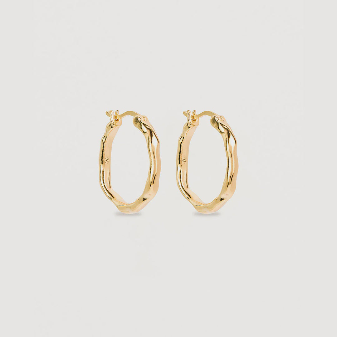 By Charlotte Lover Hoops - 18k Gold Vermeil