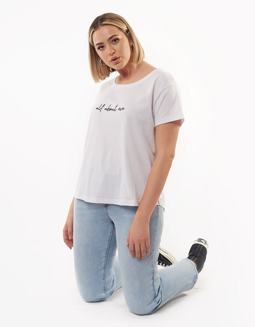 Mika Relaxed Tee - White