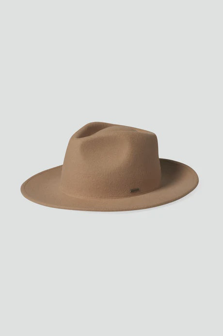 Brixton Dayton Convertible Brim Rancher Felt Hat - Oat Milk/Khaki