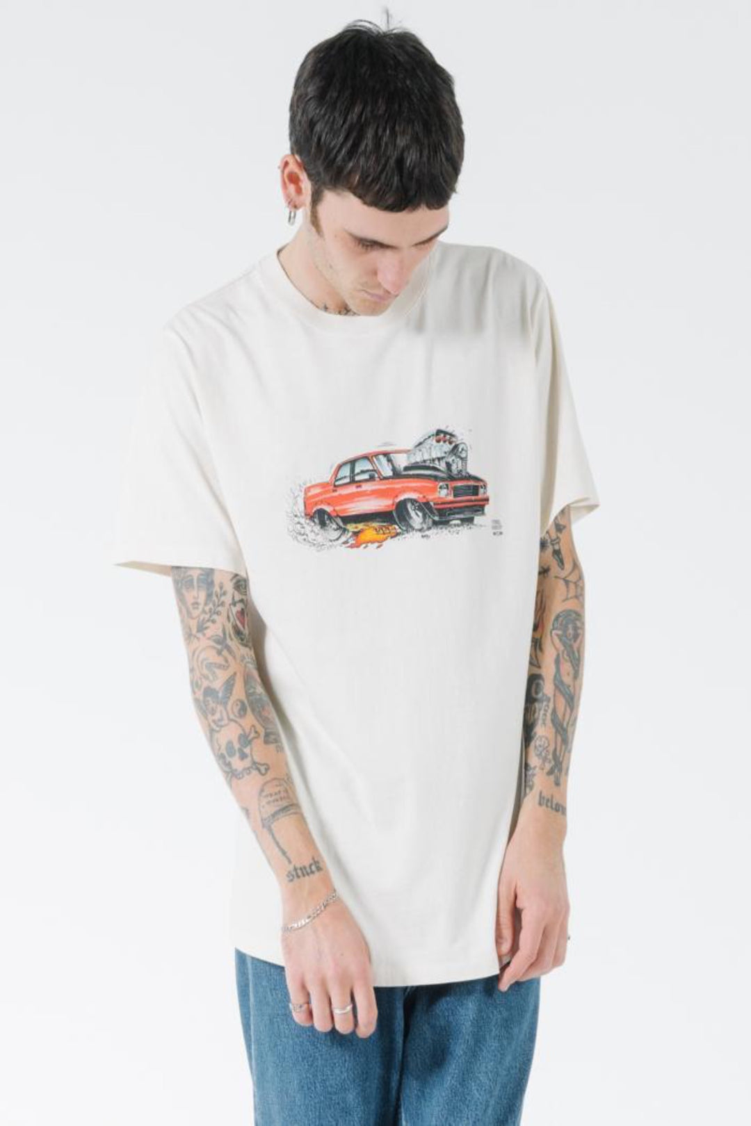 Ryan Ford Torana Merch Fit Tee- Heritage White