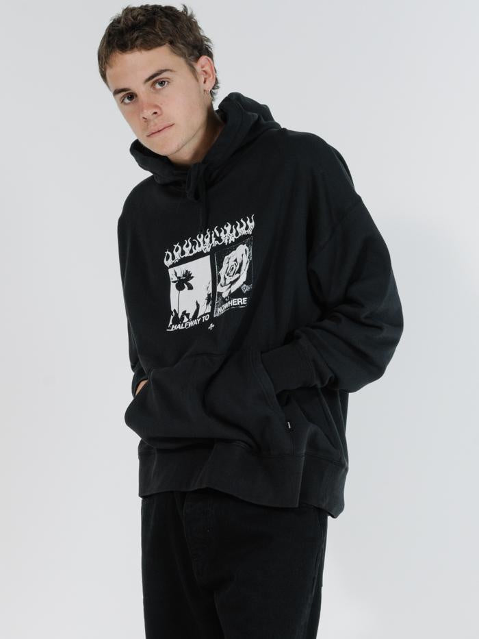 Flaming Moe Slouch Pull On Hood