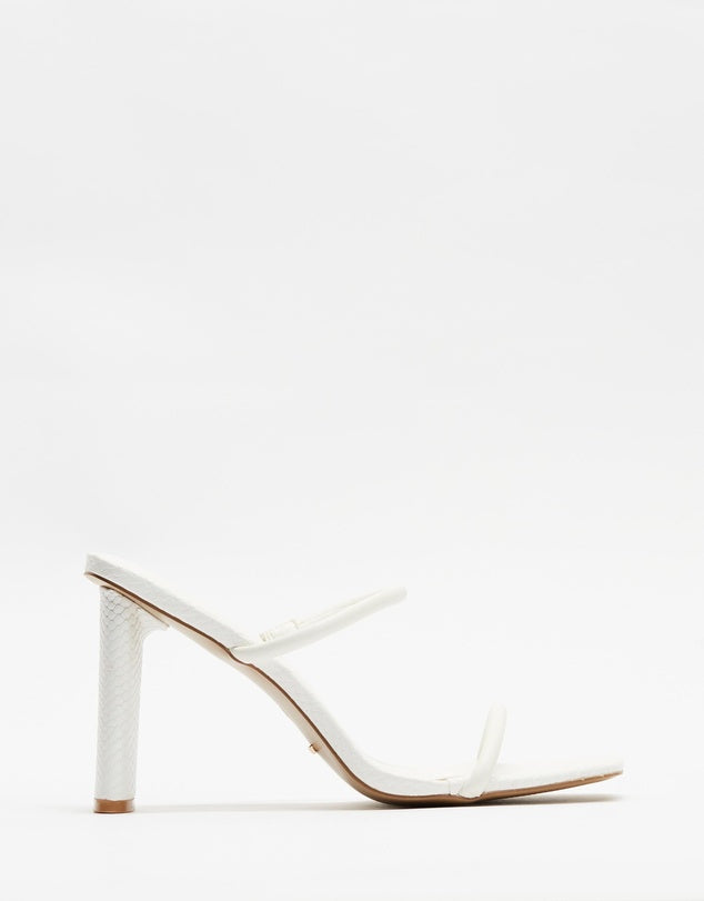 Johana Heel - White Scale