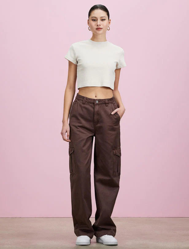 Abrand A 94 High & Wide Jean - Cargo Cocoa