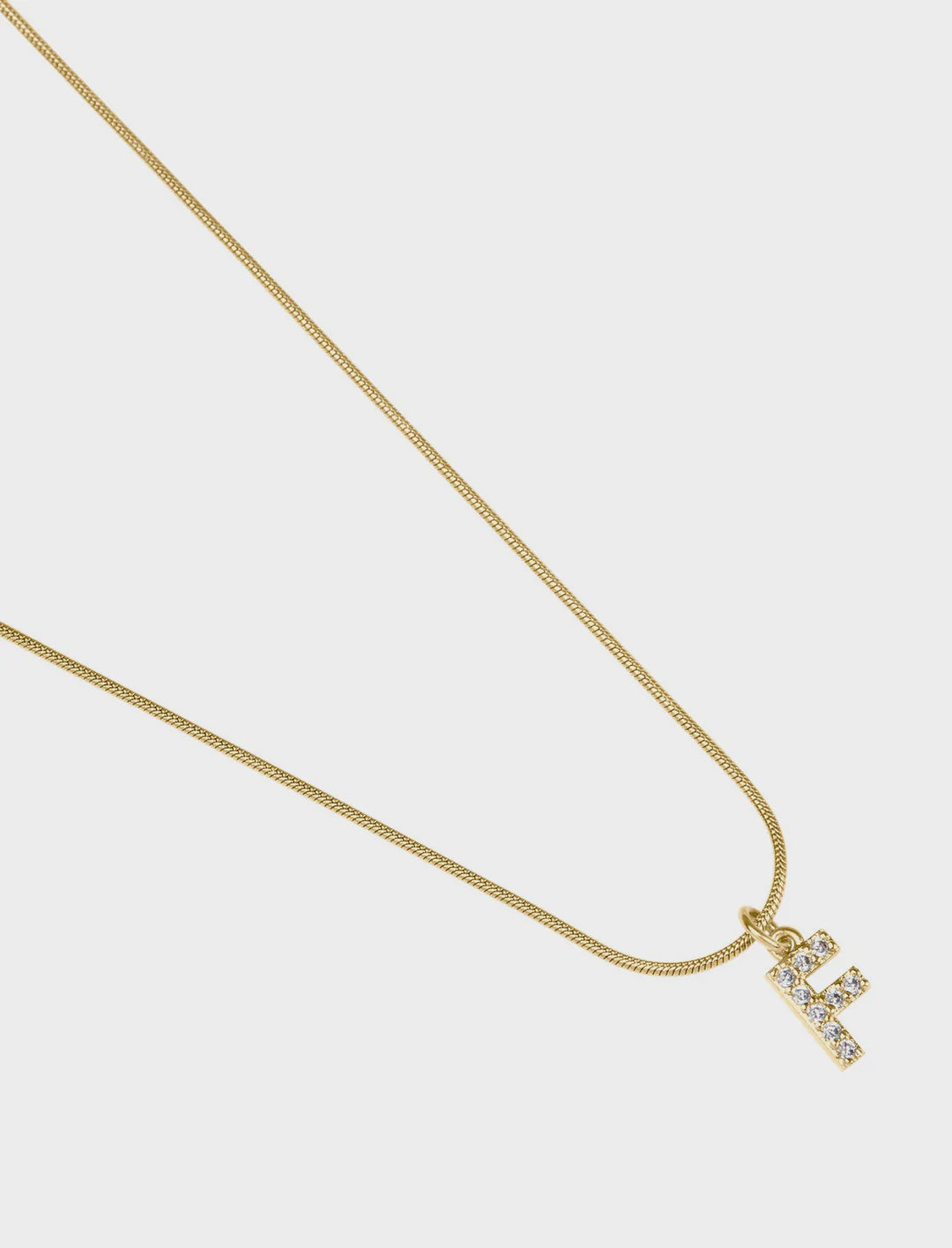 Initial F Necklace