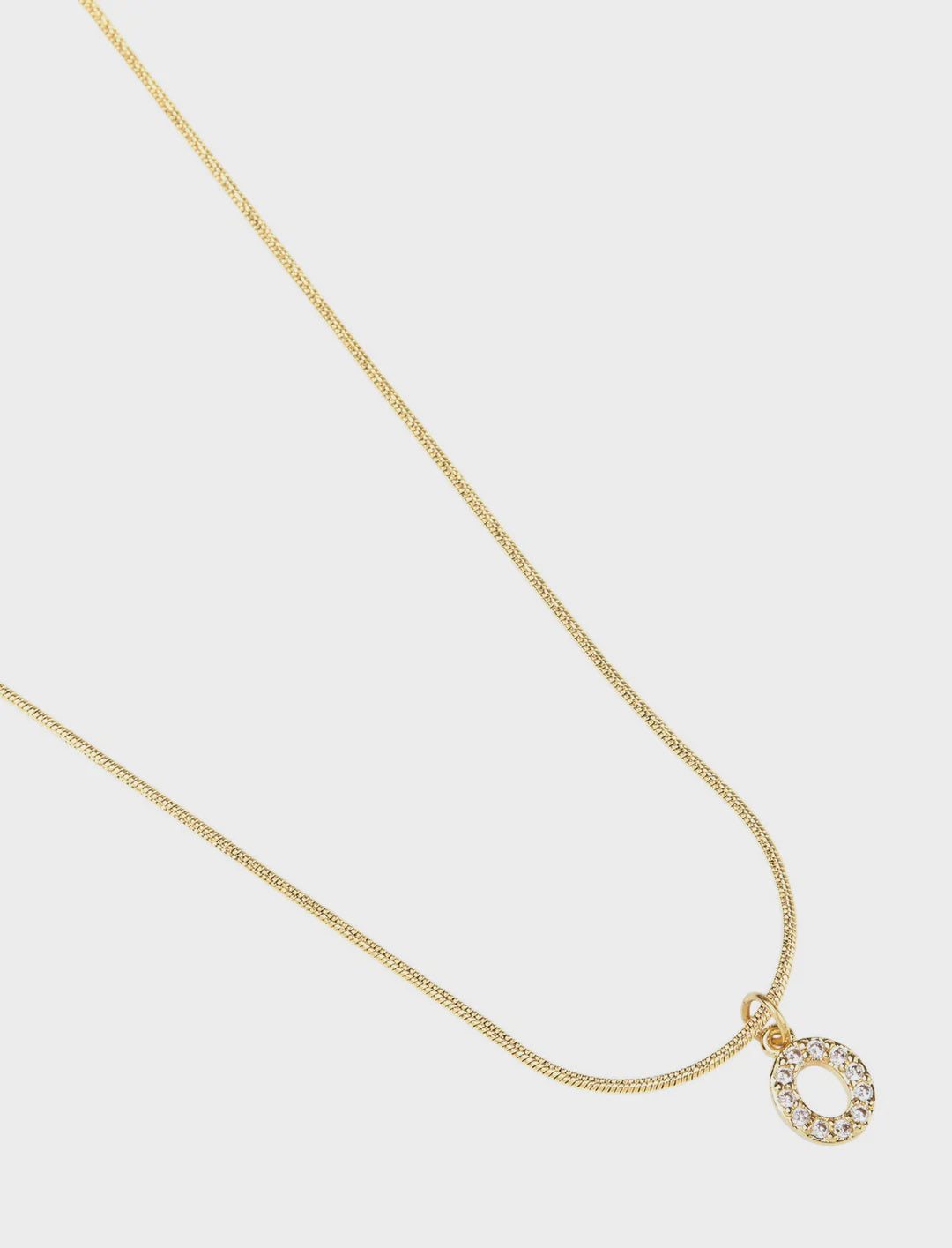Initial O Necklace