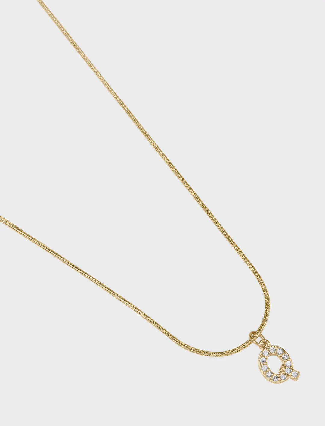 Initial Q Necklace