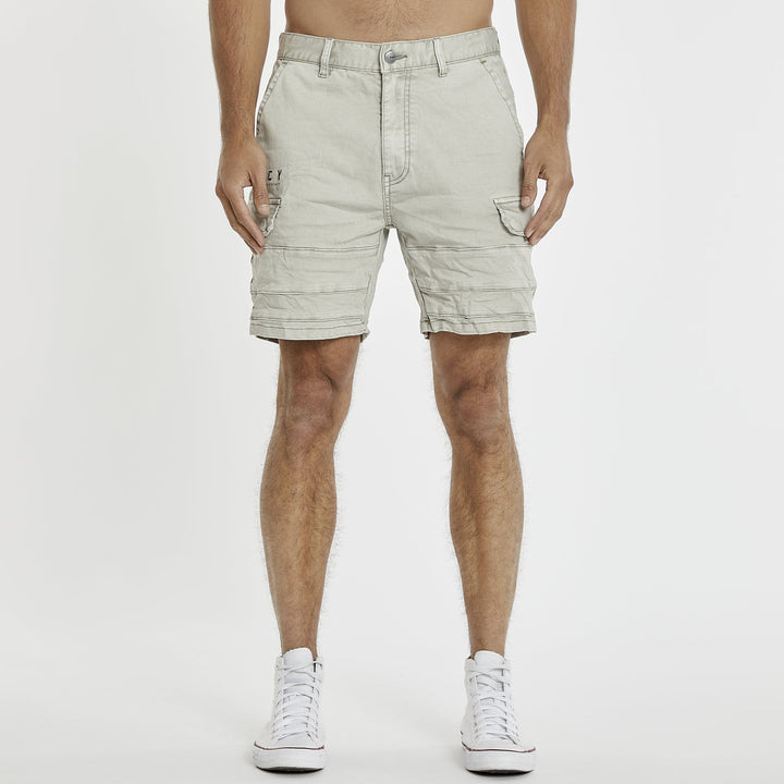 Kiss Chacey Michigan Cargo Shorts - Willow Grey