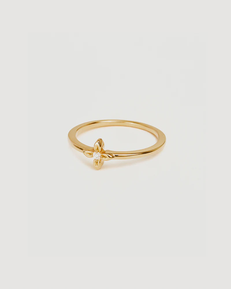 By Charlotte Live In Light Ring- 18k Gold Vermeil