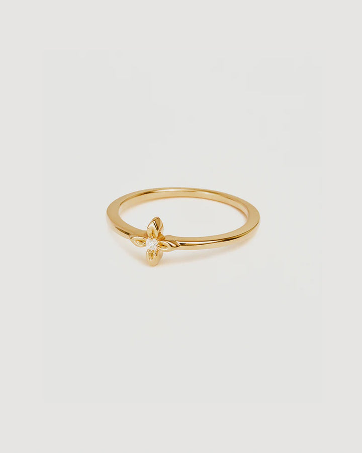 By Charlotte Live In Light Ring- 18k Gold Vermeil