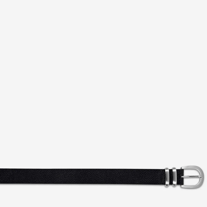 Status Anxiety Let It Be Belt - Black/Silver