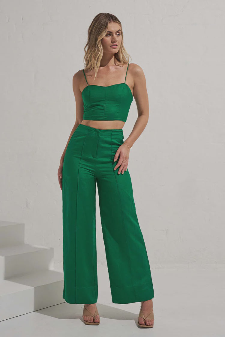 Willow Pant - Kelly Green  Birdie Blue