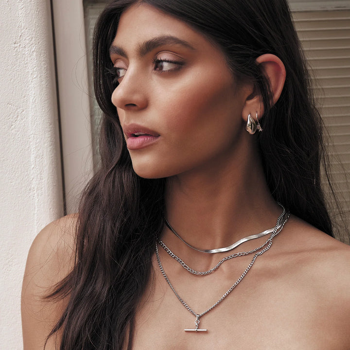 Arms Of Eve Pip Silver Charm Earrings
