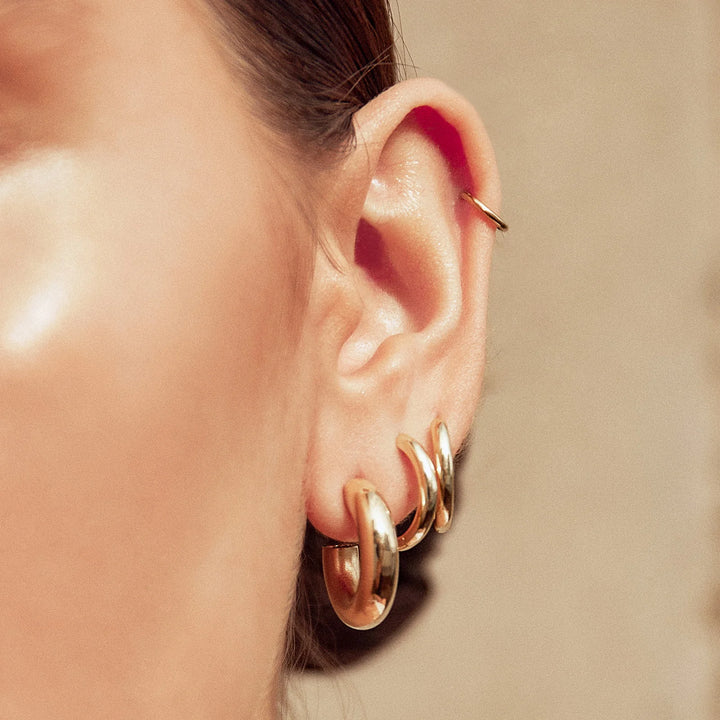 Arms Of Eve Soho Gold Hoop Earrings
