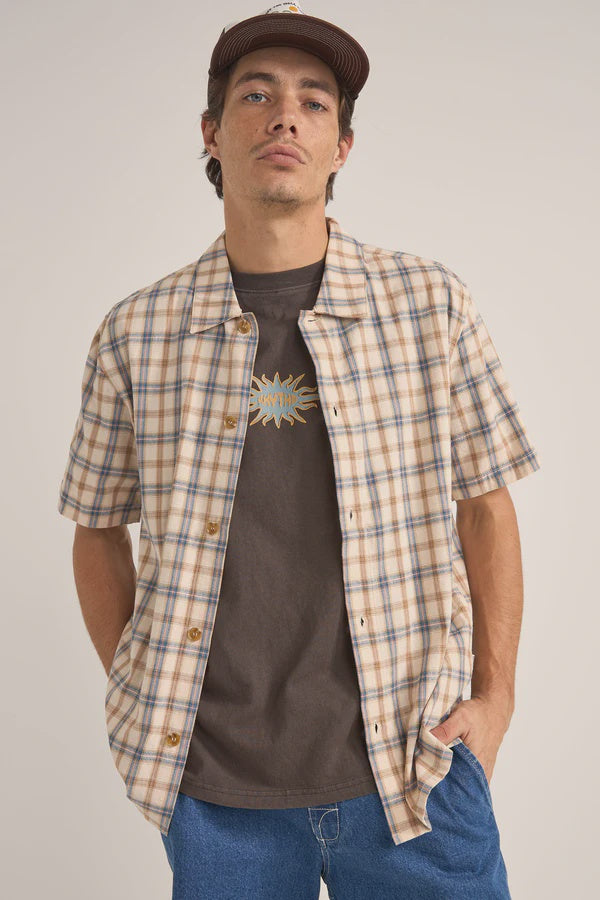 Rhythm Check Short Sleeve Shirt - Natural