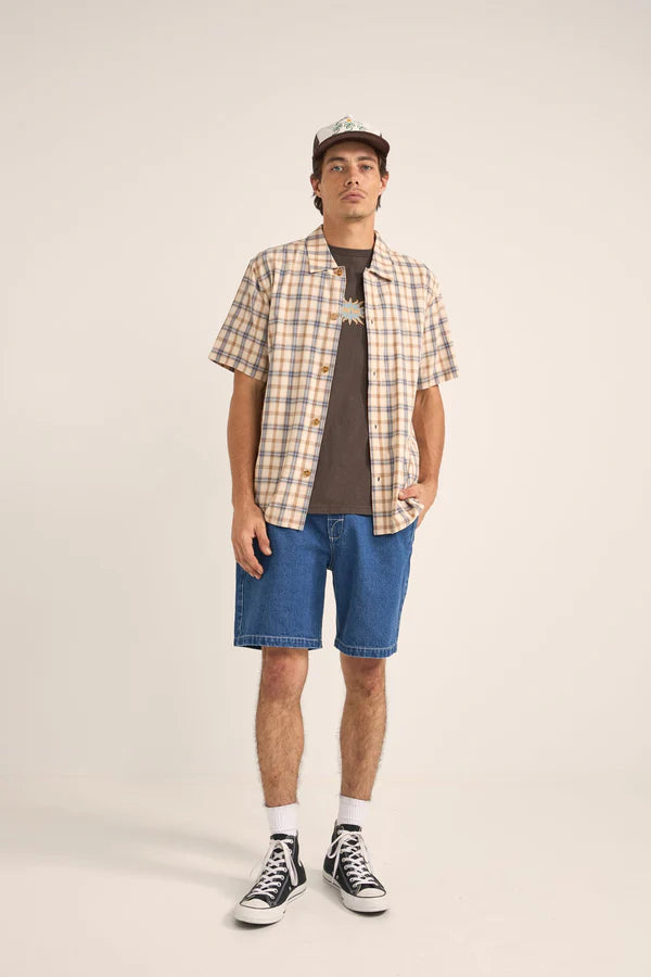 Rhythm Check Short Sleeve Shirt - Natural