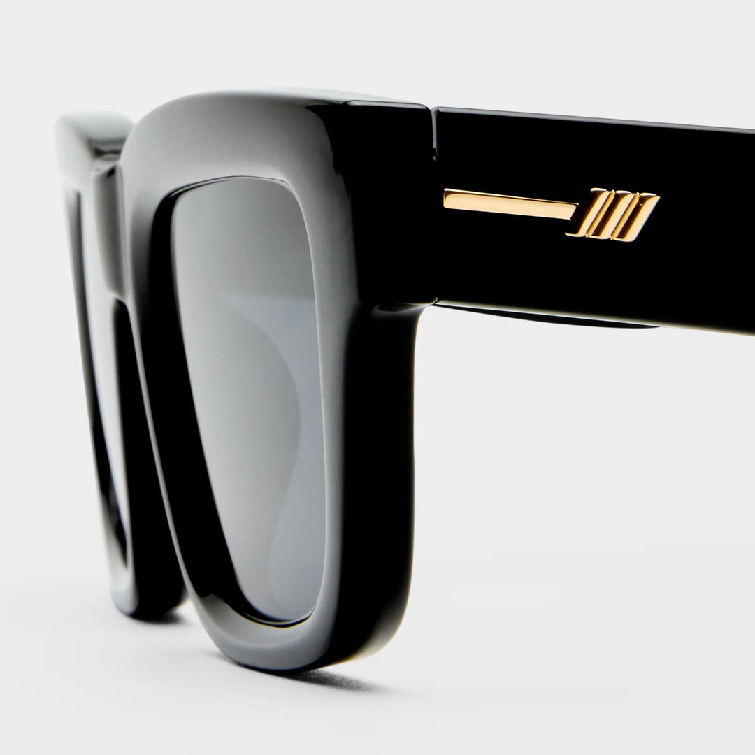 Le Specs Le Castle Sunglasses-Black