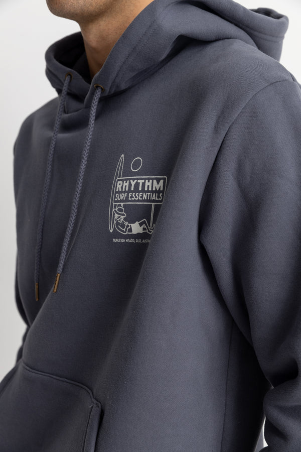 Rhythm Lull Fleece Hood - Worn Navy