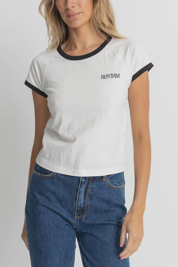 Rhythm Ringer T-Shirt - Vintage White
