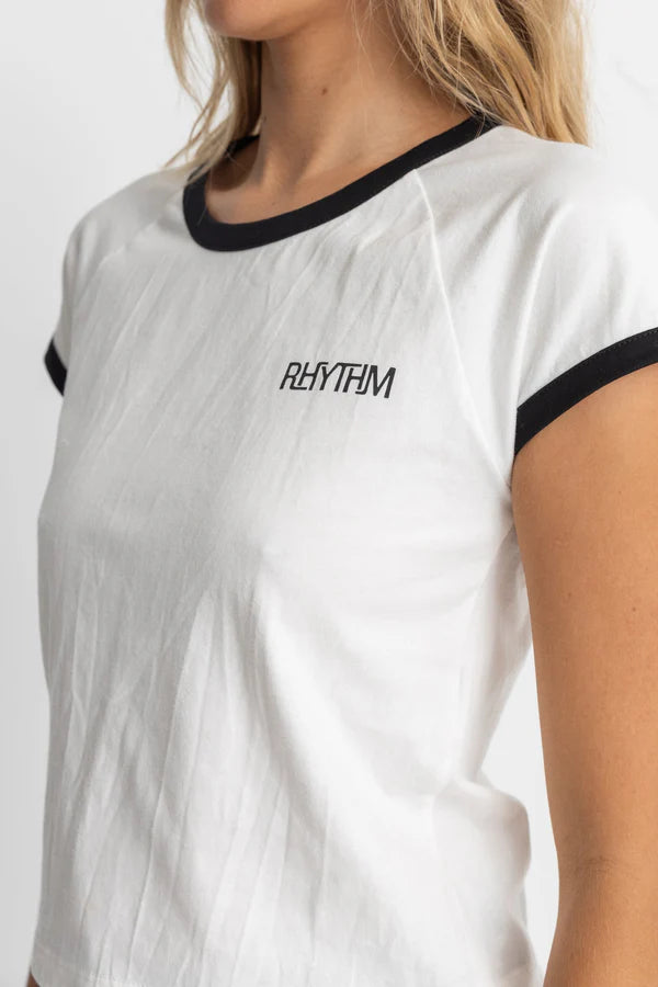 Rhythm Ringer T-Shirt - Vintage White