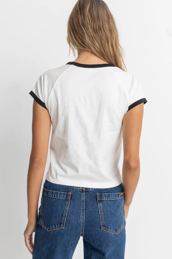 Rhythm Ringer T-Shirt - Vintage White