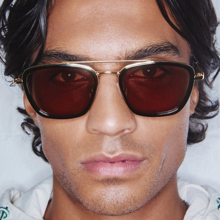 Le Specs Diametric Sunglasses - Gold/Black