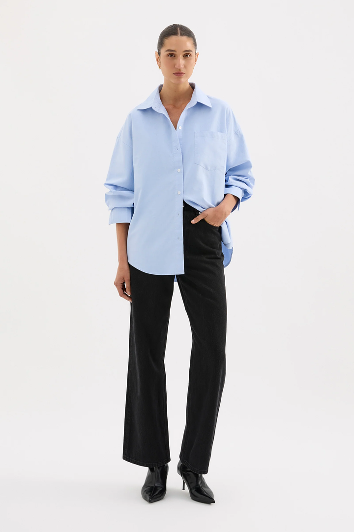 Nude Lucy Classic Cotton Shirt - Blue