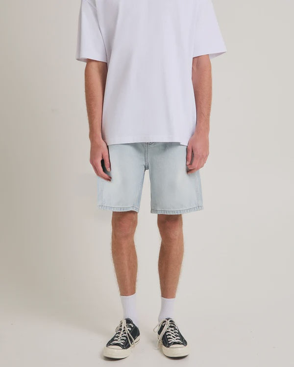 Rolla's Ezy Denim Short - Kirra - Bleached Denim