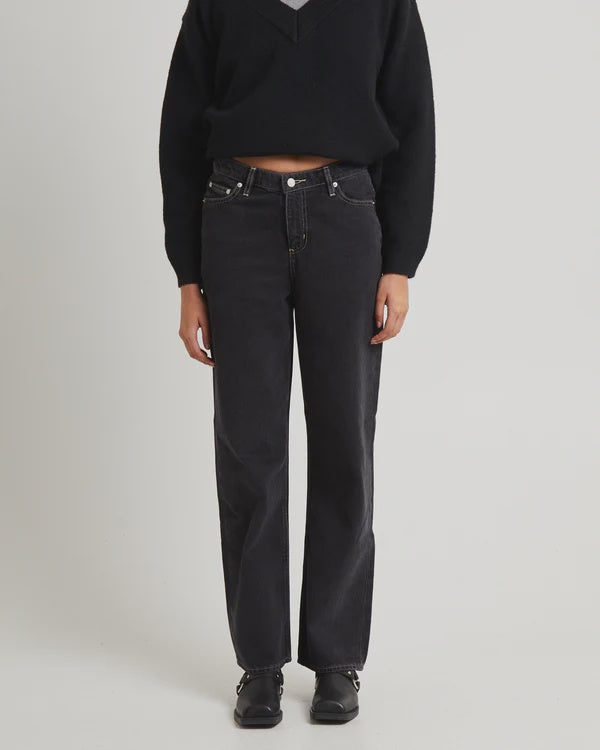 Lee Jeans Mid Baggy Jean - Throwback Black