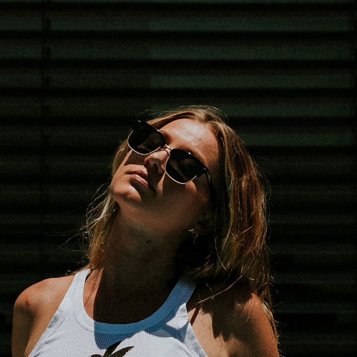 Otis 100 Club Sunglasses - Eco Dark Tort/Brushed Copper/Brown Polarised