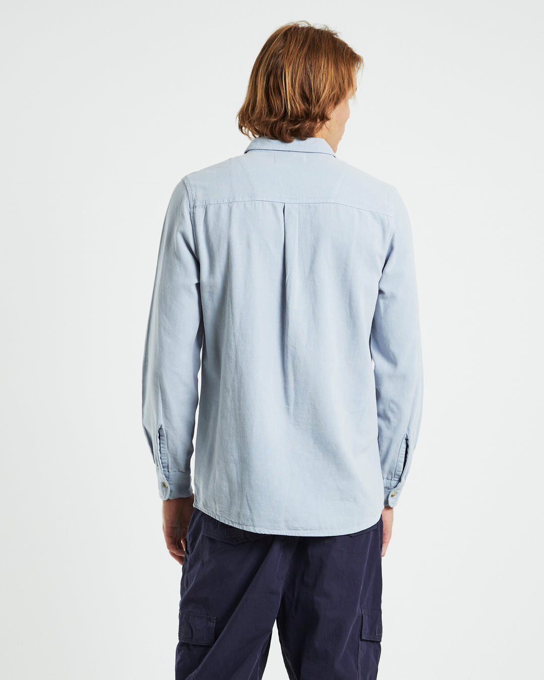 Men At Work Oxford Shirt - Sky Blue